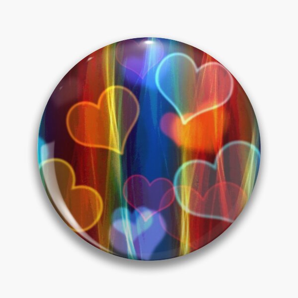 Item preview, Rainbow hearts designed and sold by Eleonora Tschudin.