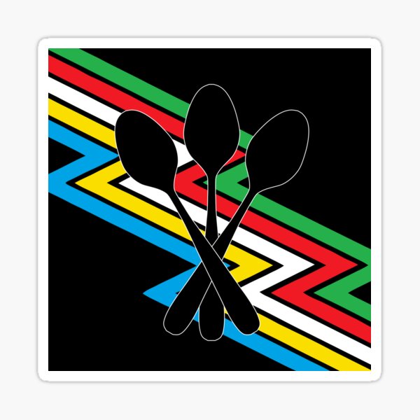 Spoonie Disability Pride Flag Chronic Illness LGBT+ Sticker