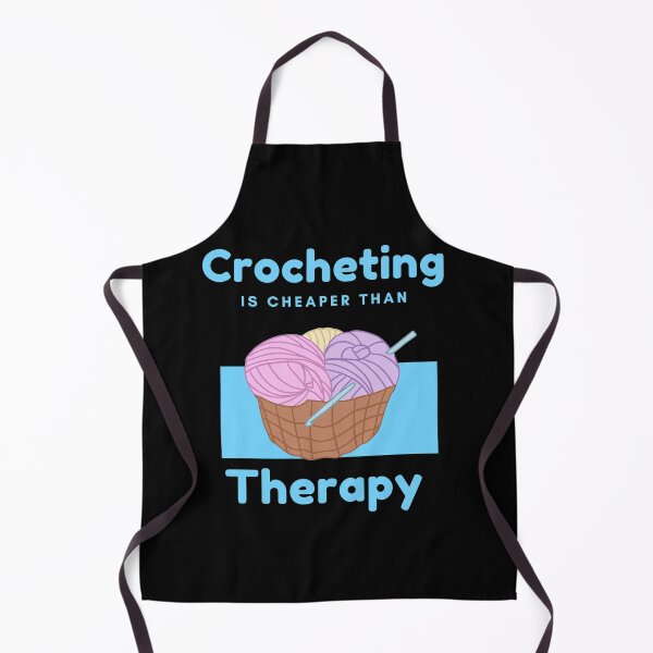 Artikelvorschau, Crocheting is cheaper than therapy entworfen und verkauft von Liv Arnold.