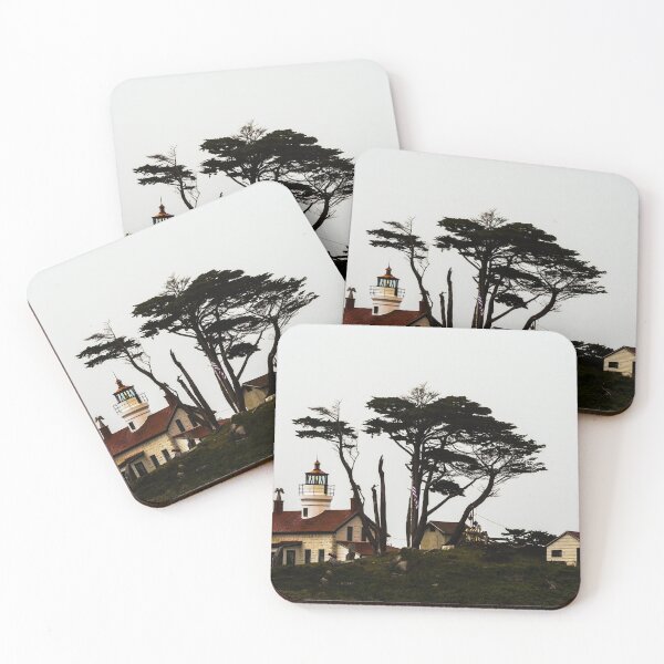 Item preview, Lighthouse at Battery Point, California designed and sold by OrcaNature.