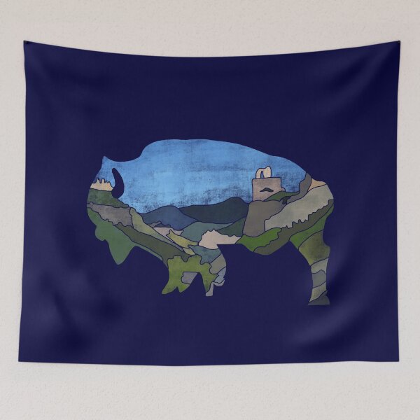 Item preview, Bighorn Trail Run Bison designed and sold by PerservereFoxy.