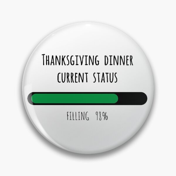 Item preview, Thanksgiving dinner status bar 1 designed and sold by Martapp.