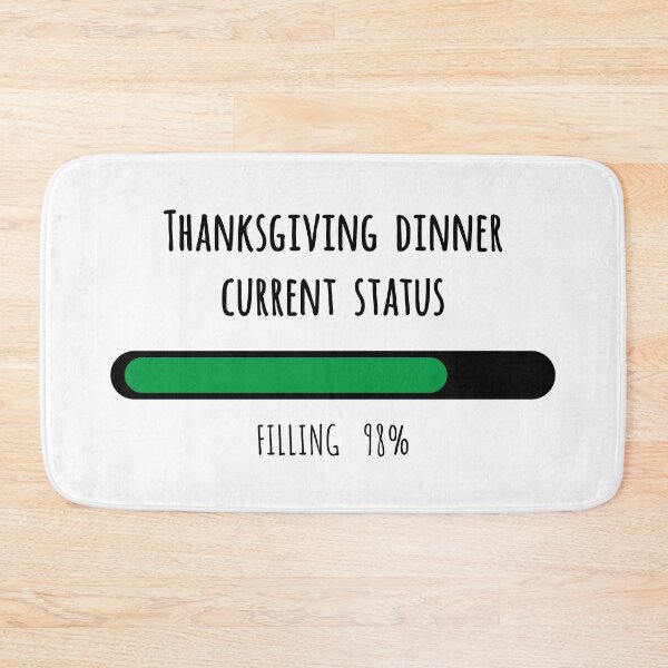 Item preview, Thanksgiving dinner status bar 1 designed and sold by Martapp.