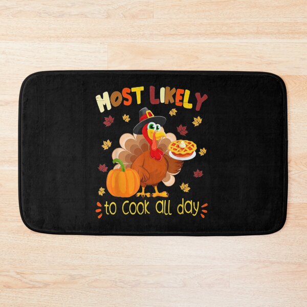 Item preview, Most likely to Cook All Day Thanksgiving Family Matching Set funny gift for couples son designed and sold by wi trendshop.