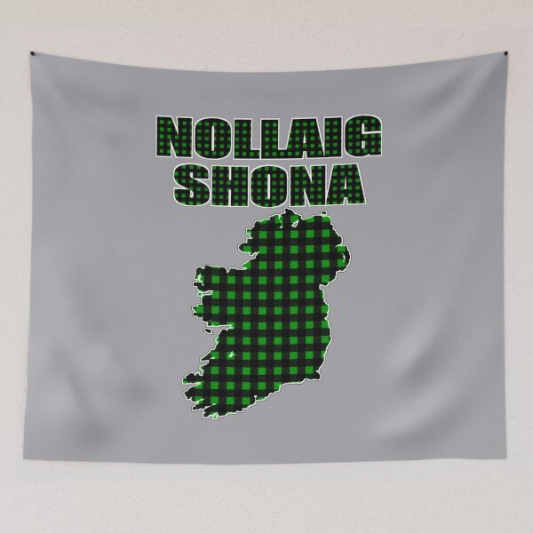 Item preview, Nollaig Shona Buffalo Check Ireland Design designed and sold by RaglanRose.