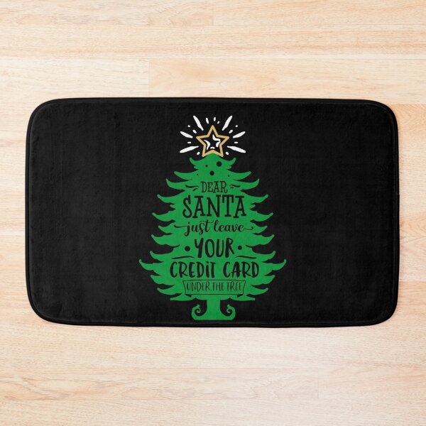 Item preview, Dear Santa Leave Your Card Funny Christmas Tree Holiday designed and sold by CharJens.