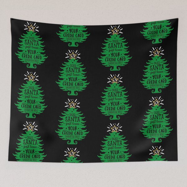 Item preview, Dear Santa Leave Your Card Funny Christmas Tree Holiday designed and sold by CharJens.
