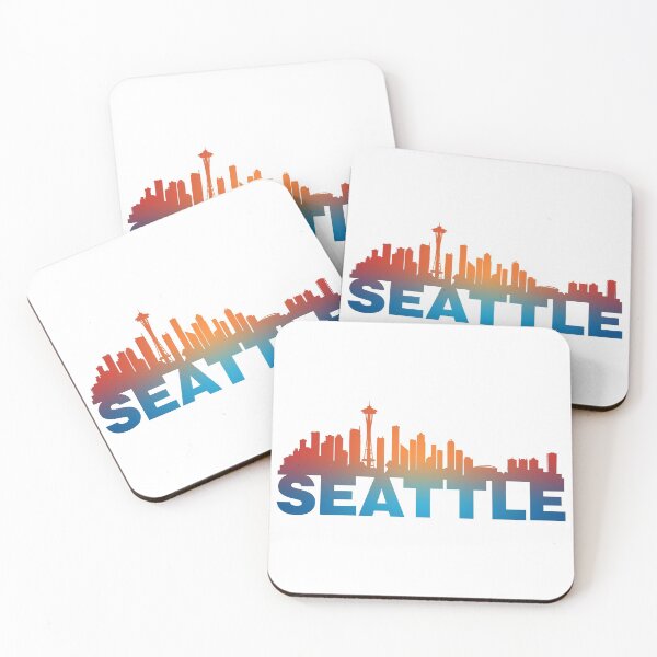 Item preview, Seattle City Skyline Landmark designed and sold by PrintNJoy.