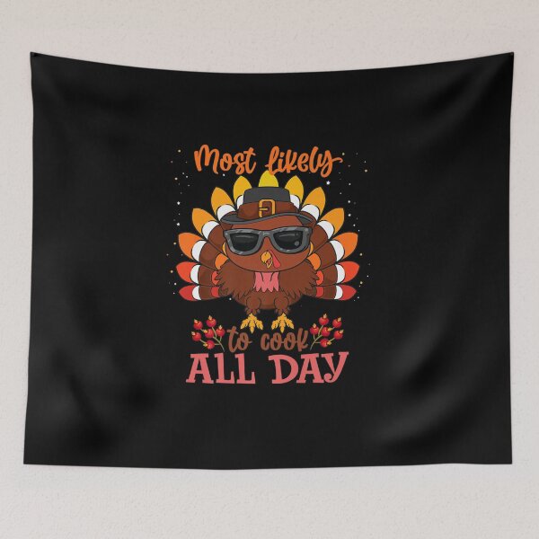 Item preview, Most likely to Cook All Day Thanksgiving Family Matching  Set funny gift for couples son designed and sold by wi trendshop.