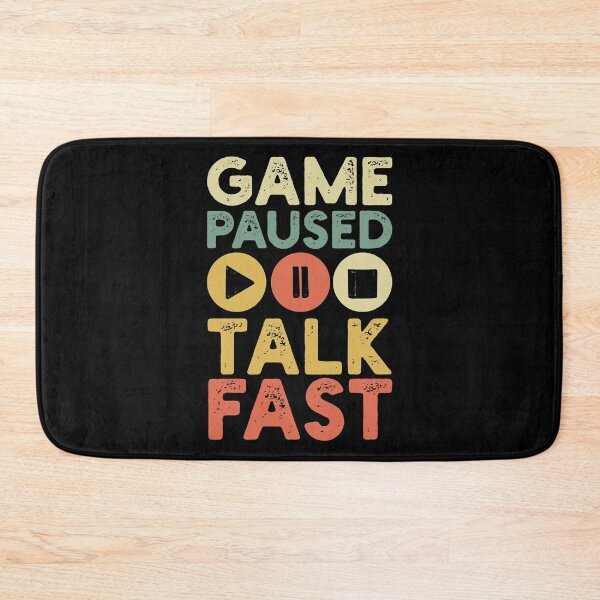 Item preview, Game Paused Talk Fast Vintage Retro Funny Video Game Gaming Gamer For Women Men designed and sold by SayingDesign.