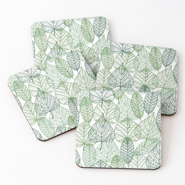 Item preview, Geometric Pattern Green Shades designed and sold by LunaticArtWork.