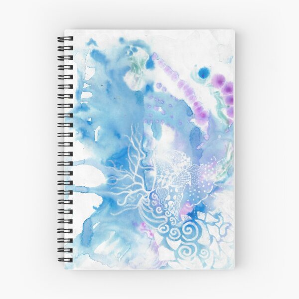 Item preview, Light Blue Watercolour Zentangle designed and sold by Charlie Harmony.