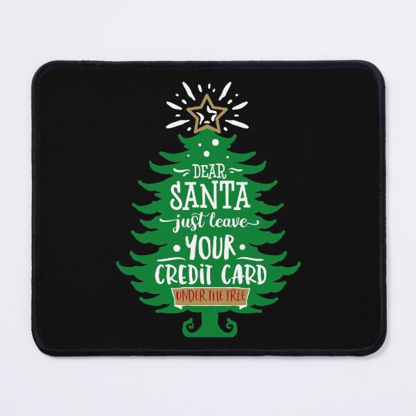 Item preview, Dear Santa Leave Your Card Funny Christmas Tree Holiday designed and sold by CharJens.
