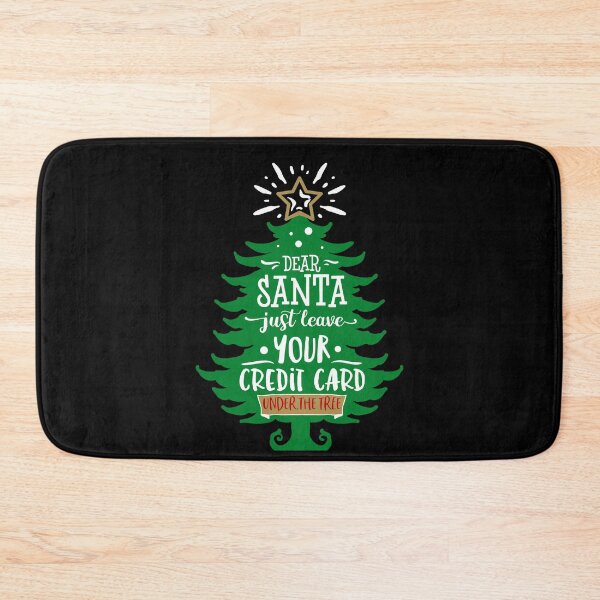 Item preview, Dear Santa Leave Your Card Funny Christmas Tree Holiday designed and sold by CharJens.