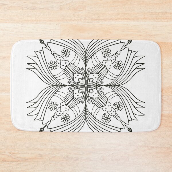 Item preview, black pattern flower inspired magic book   designed and sold by tenkenryujin.