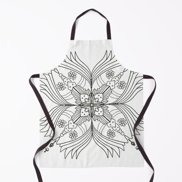 Item preview, black pattern flower inspired magic book designed and sold by tenkenryujin.