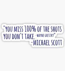 michael scott Sticker