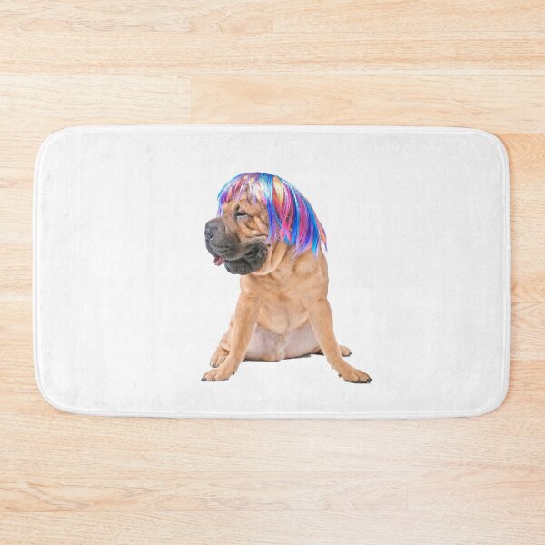 Item preview, Dog in wig designed and sold by Batartiste.