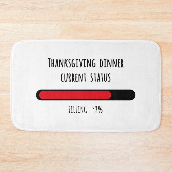 Item preview, Thanksgiving dinner status bar 2 designed and sold by Martapp.