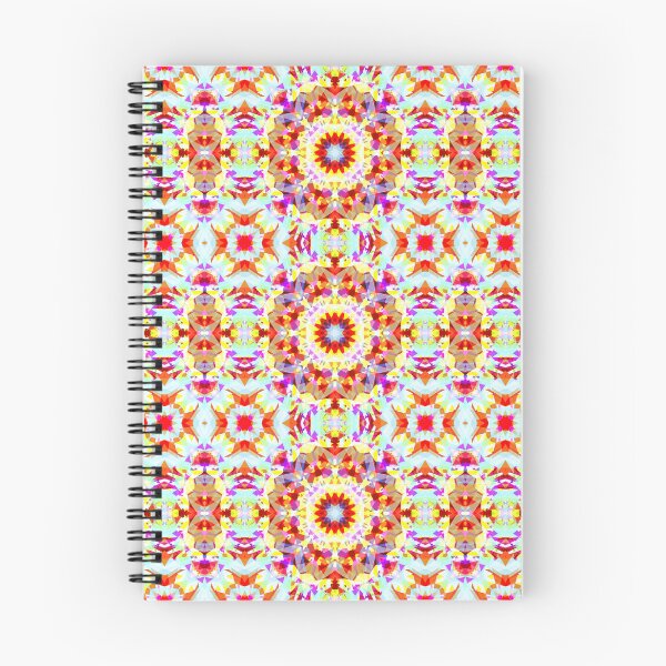 Item preview, Maximalist Vibrant Red Pink Yellow Christmas Festive Star Snowflake designed and sold by PatternPerfect.