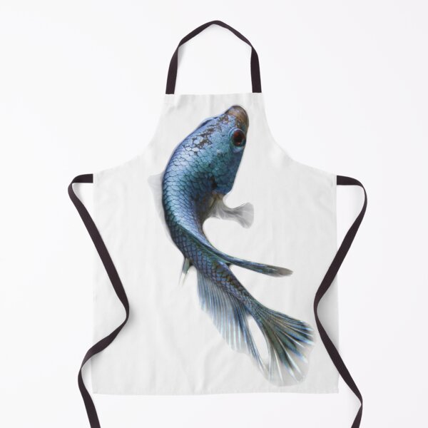 Item preview, Beautiful Blue Betta fish (select own background color) - Fish Art designed and sold by AlexSin.