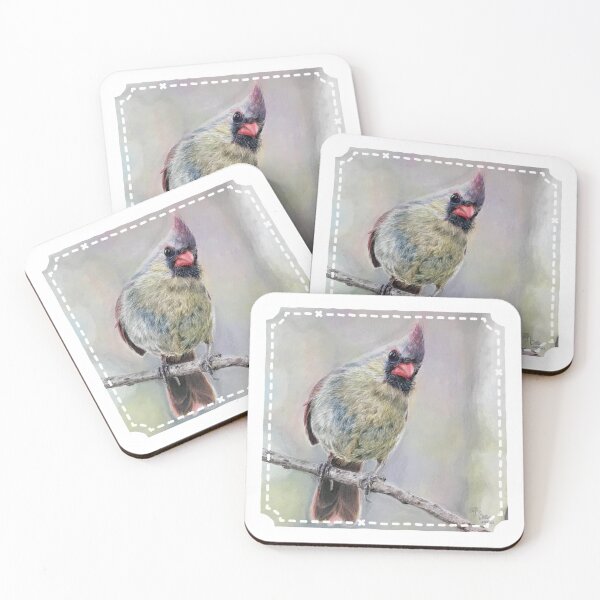 Item preview, Red cardinal female | bird lover designed and sold by NathBros.