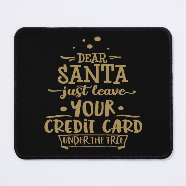 Item preview, Dear Santa Leave Your Card Funny Christmas Tree Holiday designed and sold by CharJens.