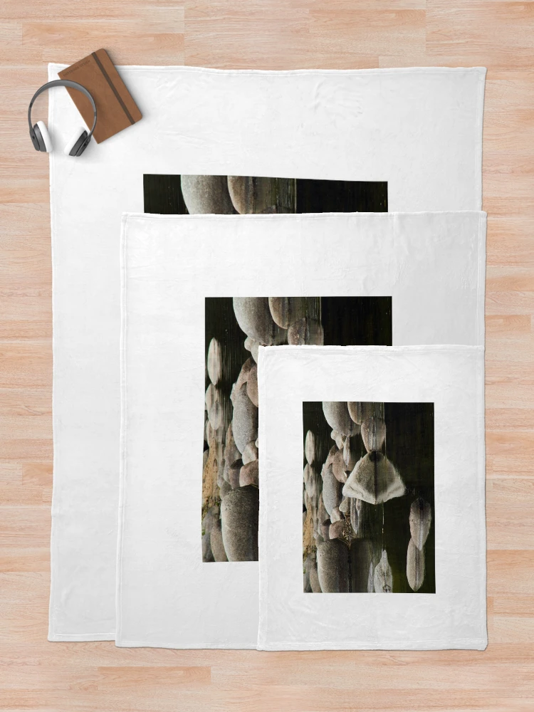 Thumbnail 5 of 6, Throw Blanket, River Rocks designed and sold by SWEEPER.