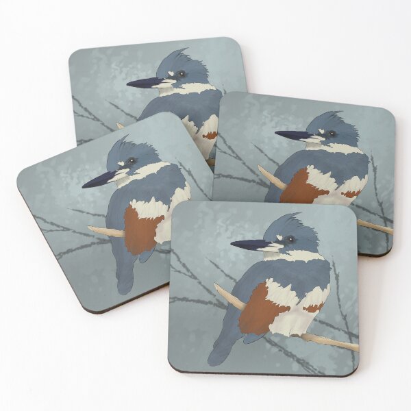 Item preview, Belted Kingfisher designed and sold by Attan0.
