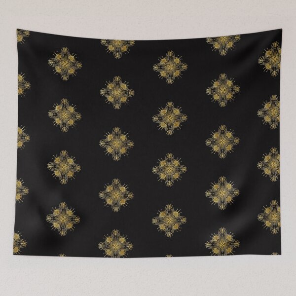 Item preview, gold pattern flower inspired magic book  designed and sold by tenkenryujin.