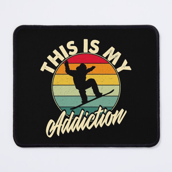 Item preview, Funny Vintage Ice Skiing Is My Addiction | Ice Skiing skier winter Sports Lover gift designed and sold by YAHIA-14.