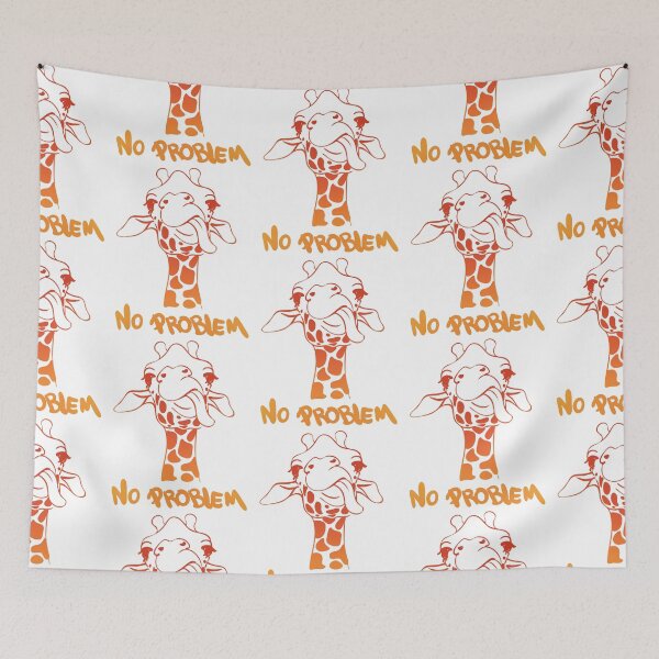 Item preview, Funny Cute Giraffe No Problem designed and sold by PrintNJoy.