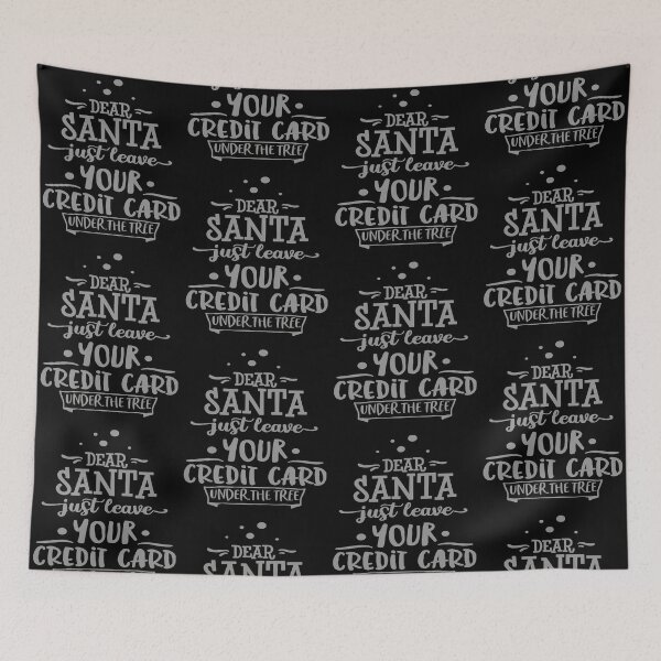 Item preview, Dear Santa Leave Your Card Funny Christmas Tree Holiday designed and sold by CharJens.