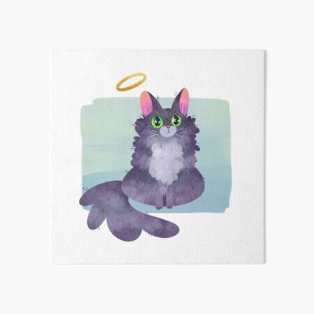 Angel Kitty Art Board Print