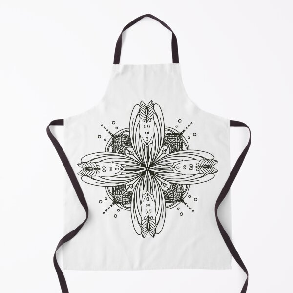 Item preview, black pattern flower inspired magic book designed and sold by tenkenryujin.