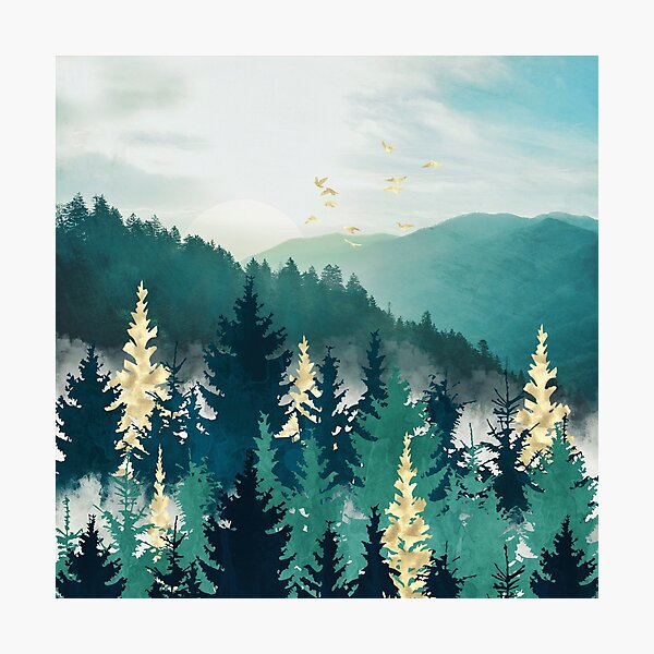 Item preview, Blue Forest Mist designed and sold by spacefrogdesign.