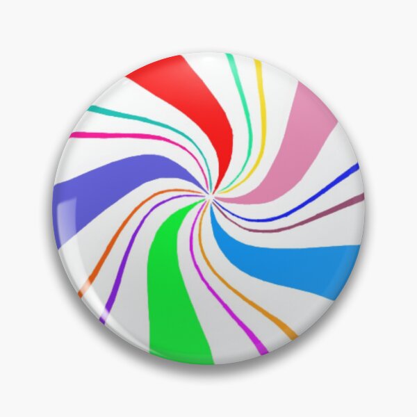 Item preview, Round Rainbow Peppermint Candy designed and sold by Deborah Camp.