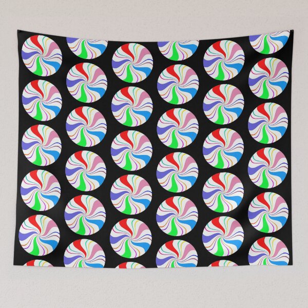 Item preview, Round Rainbow Peppermint Candy designed and sold by Deborah Camp.