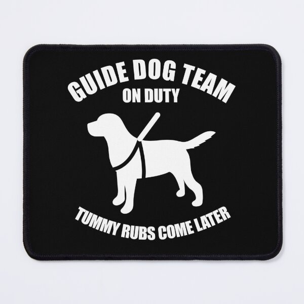 Item preview, Guide Dog Team On Duty  designed and sold by nanogarbanzo.