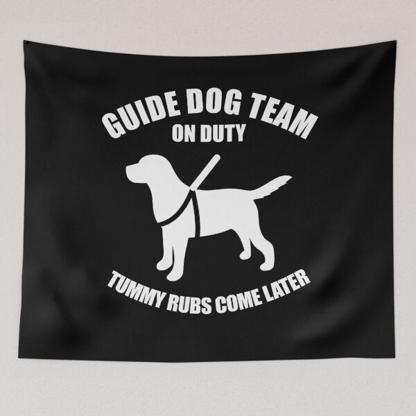 Item preview, Guide Dog Team On Duty  designed and sold by nanogarbanzo.