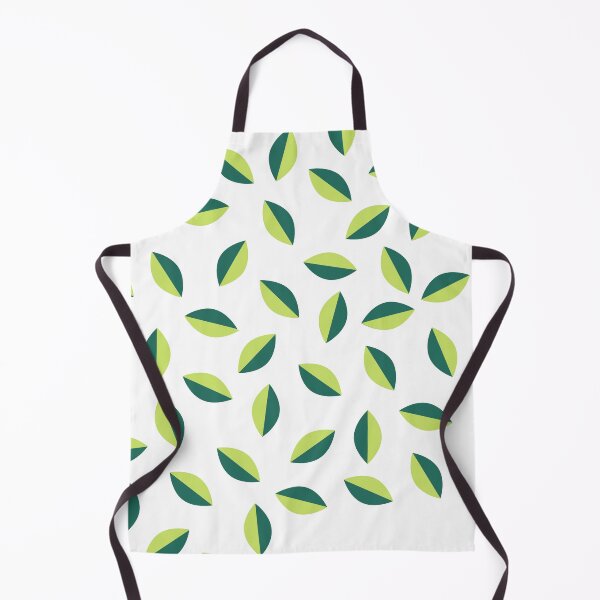 Item preview, Diagonal Leaf Pattern | Two Tone Green Leaves on White designed and sold by WordsToArt.