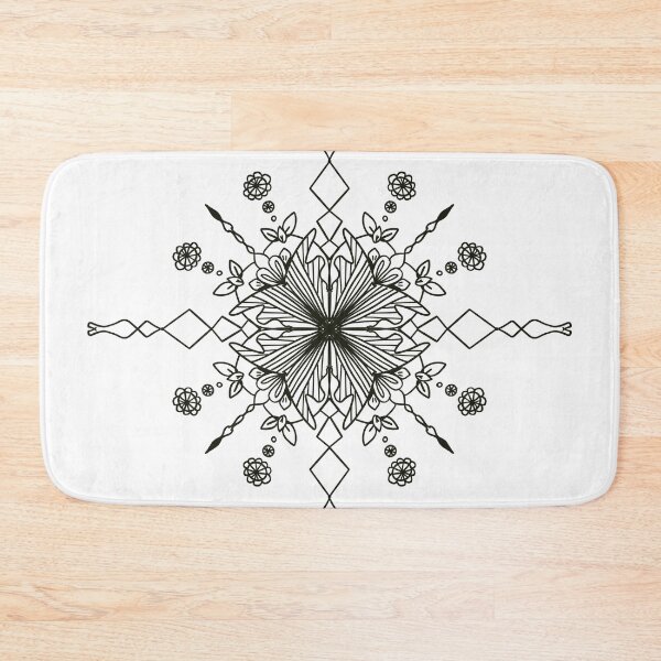 Item preview, black pattern flower inspired magic book   designed and sold by tenkenryujin.