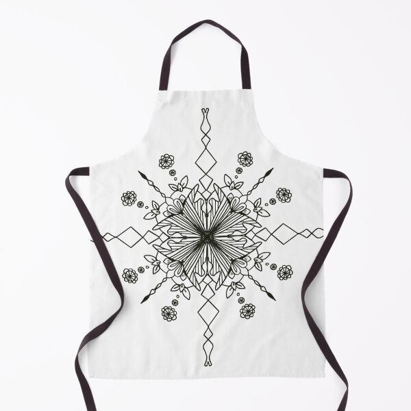 Item preview, black pattern flower inspired magic book designed and sold by tenkenryujin.