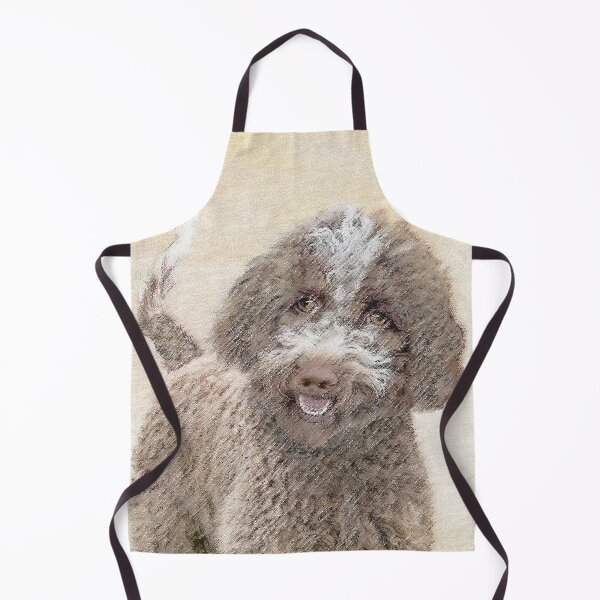 Item preview, Lagotto Romagnolo Painting - Cute Original Dog Art designed and sold by alpendesigns.