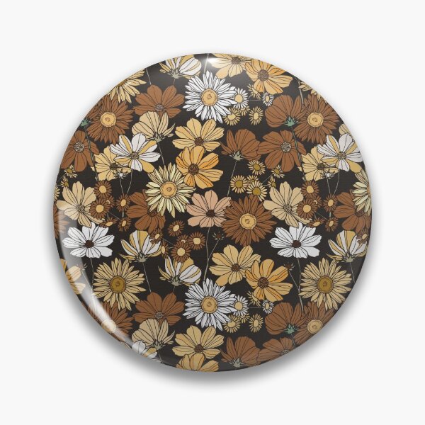 Item preview, Handdrawn Flowers Brown designed and sold by GlowinUp Shop.