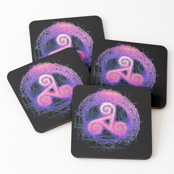 Item preview, Triskelion, tríscele, triskelos - Purple designed and sold by H Jonas.
