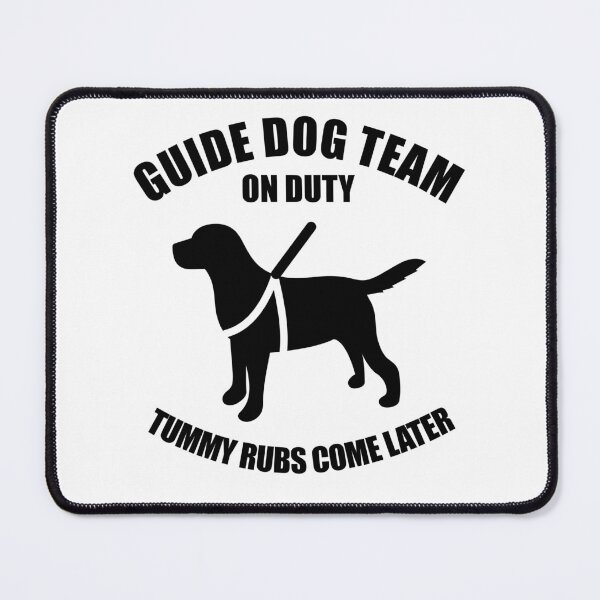Item preview, Guide Dog Team On Duty  designed and sold by nanogarbanzo.