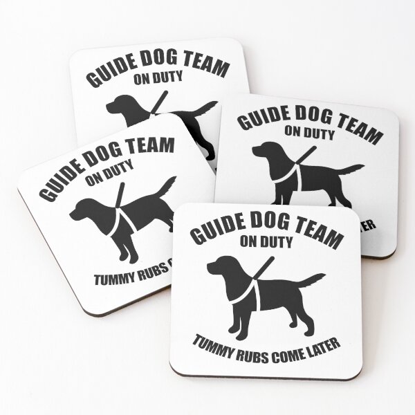 Item preview, Guide Dog Team On Duty  designed and sold by nanogarbanzo.