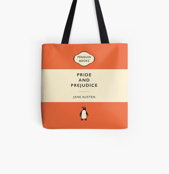 Penguin Classics Pride and Prejudice All Over Print Tote Bag