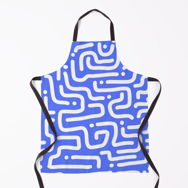 Aperçu de l'œuvre Labyrinthe Tribal Bleu créée et vendue par deepgoa.